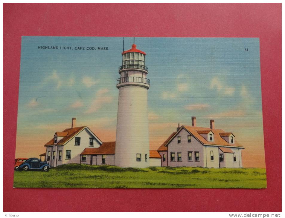 - Massachusetts > Cape Cod  Highland Light House Linen   Ref   633 - Cape Cod