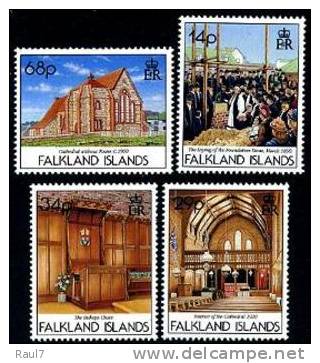 Falkland 1992 - Eglises - 4v Neufs*** (MNH) - Falkland