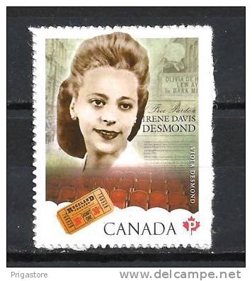 CANADA 2012 Viola Desmond émis En Carnet Neuf ** 1er Choix - Unused Stamps