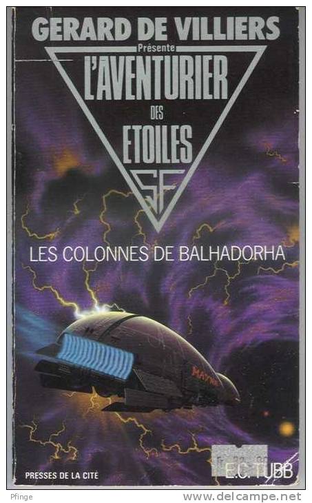 Les Colonnes De Balhadorha Par E. C. Tubb - L'aventurier Des étoiles N°14 - Presses De La Cité - Plon