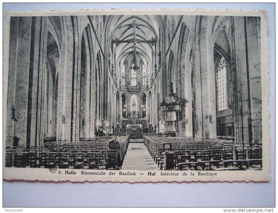 HALLE - Binnenzicht Der Basiliek - HAL - Intérieur De La Basilique - Halle