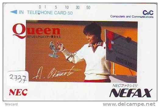 Télécarte Japon * TELEFONKARTE JAPAN * GOLF  * (2737) *  SPORT * PHONECARD * - Sport