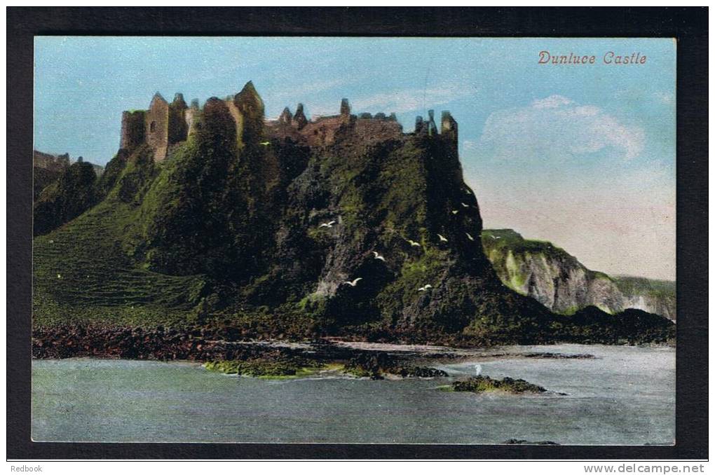 RB 879 - Early Postcard Dunluce Castle County Antrim Northern Ireland - Antrim