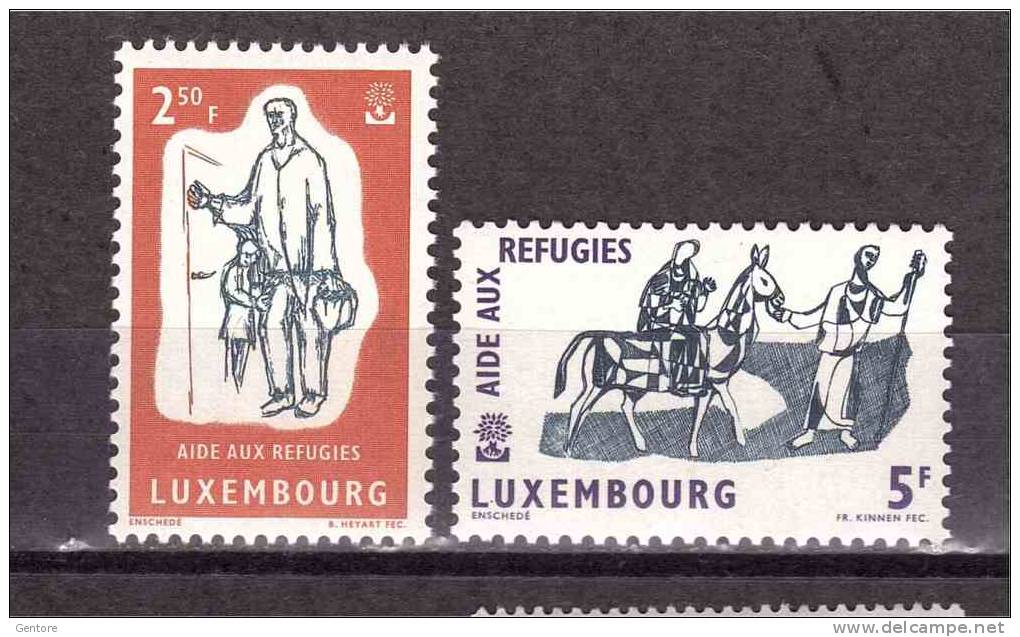 LUXEMBOURG 1960 World Refugee  Michel Cat N° 618/19  Absolutely Perfect MNH - Neufs