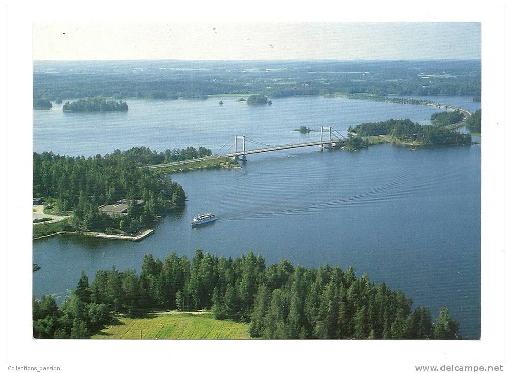 Cp, Finlande, Valkeakoski Suomi, Sääksmäen Silta, Ravintola Vindennumero - Finlandia