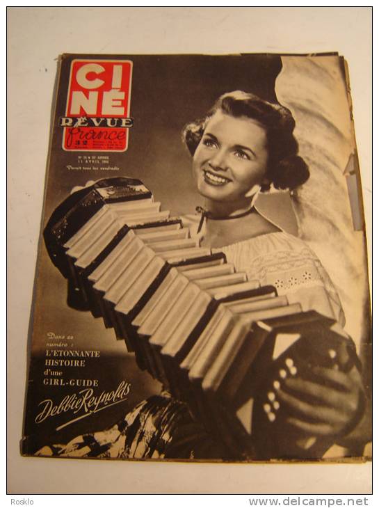 REVUE / CINE REVUE / N° 15  DE 1952 / DEBBIE REYNOLDS + ROMAN PHOTO COMPLET - Zeitschriften