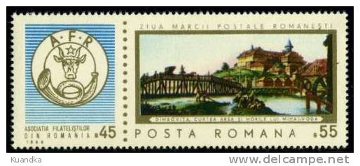 1968 Romanian Postage Day,Romania,Mi.2720,MNH - Unused Stamps