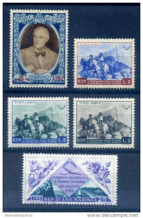 SAN MARINO - 5 VALUES - V6164 - Collections, Lots & Séries