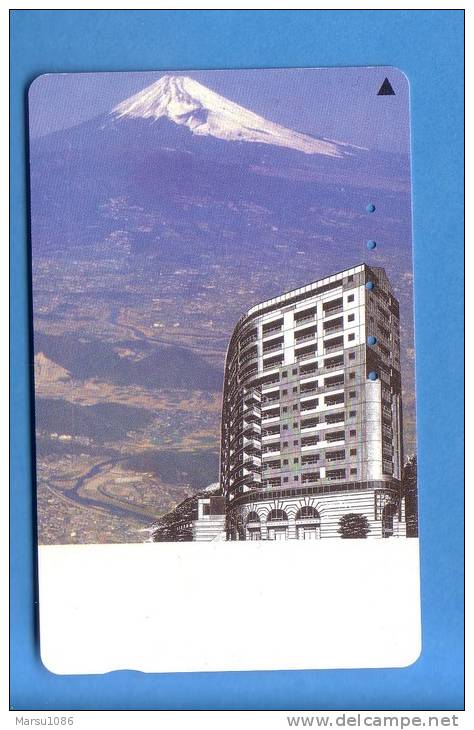 Japan Japon  Telefonkarte Télécarte Phonecard -  Volcan Volcano Vulkan Berg Mountains Montagnes - Volcanos
