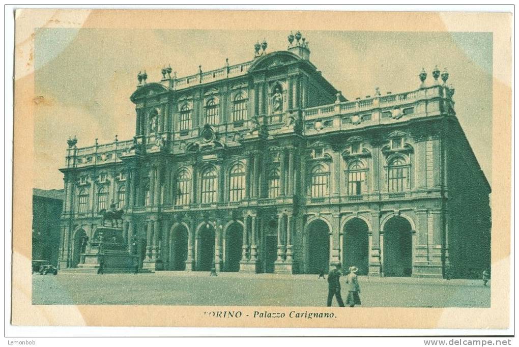 Italy, TORINO, Palazzo Carignano, Early 1900s Unused Postcard [11025] - Palazzo Carignano