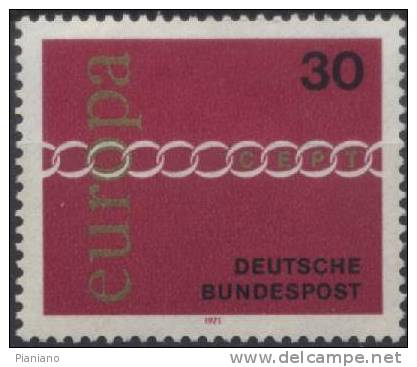 PIA - GERMANIA - 1971 : Europa  -  (Yv 538-39) - 1971