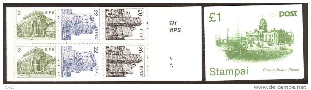 IRELAND £1.00 Booklet (1985) - SG No.27/Michel No.8. Perfect MNH Quality - Booklets