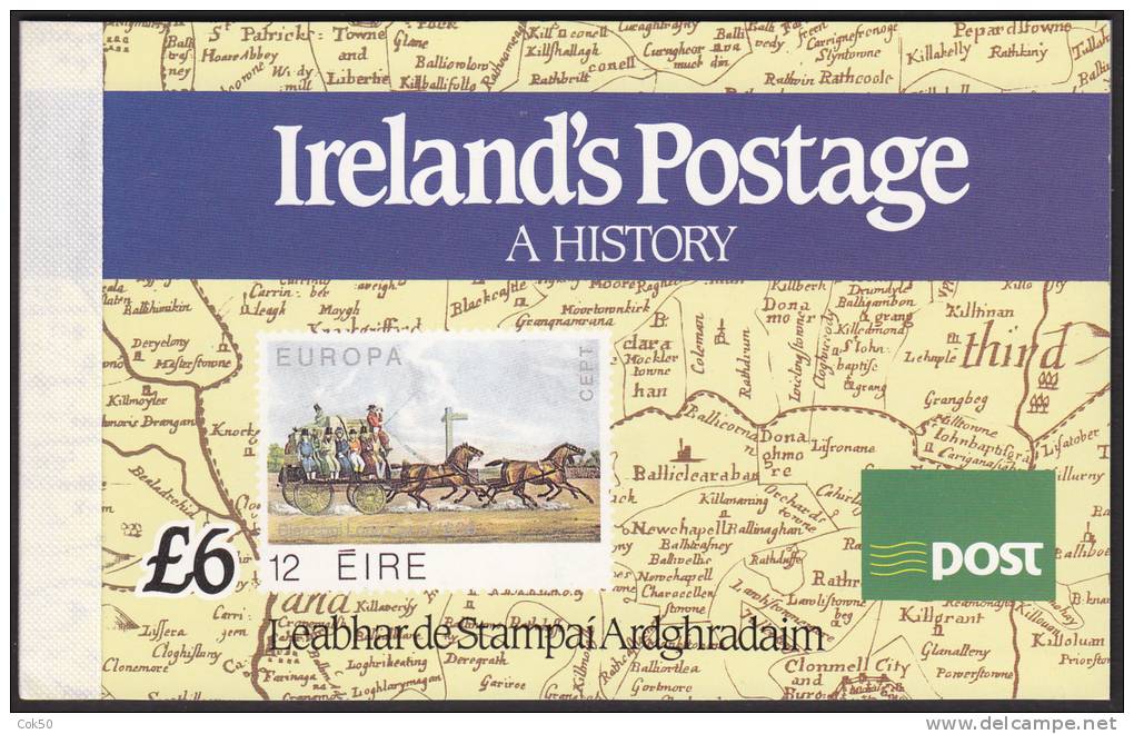 IRELAND Postage History Booklet (1990) - SG No. 35. Perfect MNH Quality - Libretti