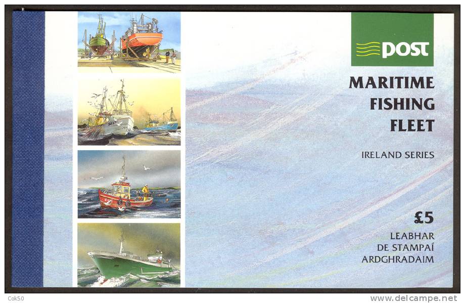 IRELAND «Maritime Fishing Fleet» Booklet (1991) - SG No. 41/Michel No. 19. Perfect MNH Quality - Carnets