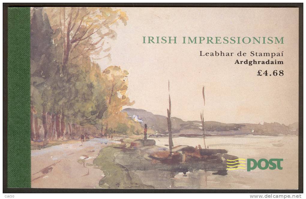 IRELAND «Irish Impressionism» Booklet (1993) - SG No. 42/Michel No. 21. Perfect MNH Quality - Carnets