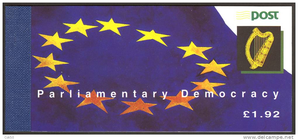 IRELAND «Parliamentary Democracy» Booklet (1994) - SG No. 49/Michel No. 26. Perfect MNH Quality - Carnets