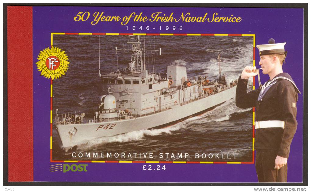 IRELAND «Naval Service» Booklet (1996) - SG No. 56/Michel No. 34. Perfect MNH Quality - Booklets