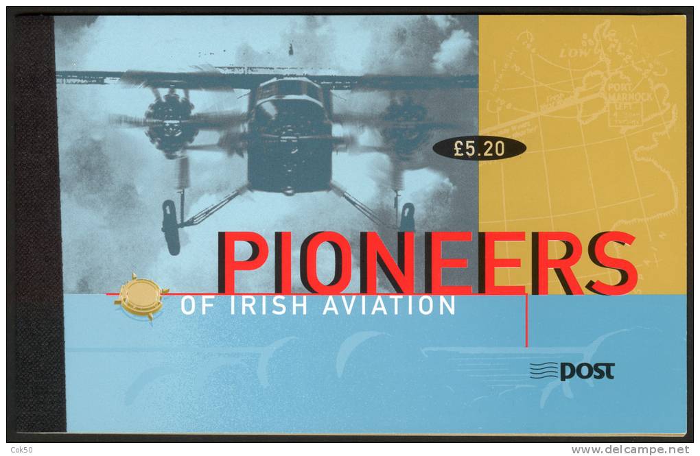 IRELAND «Pioneers Of Irish Aviation» Booklet (1998) - SG No. 63 / Michel No. 40. Perfect MNH Quality - Carnets