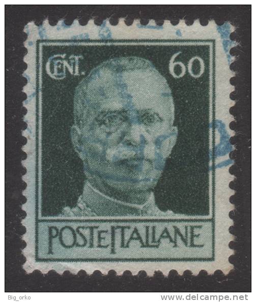 Italia - 60 C. Verde Mirto - Emissione Di Roma (Imperiale Senza Fasci - Filigr. Corona) - 1944 - Used