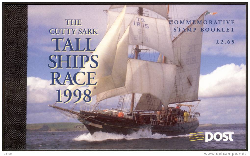 IRELAND «Tall Ships Race» Booklet (1998) - SG No. 66 / Michel No. 43. Perfect MNH Quality - Carnets