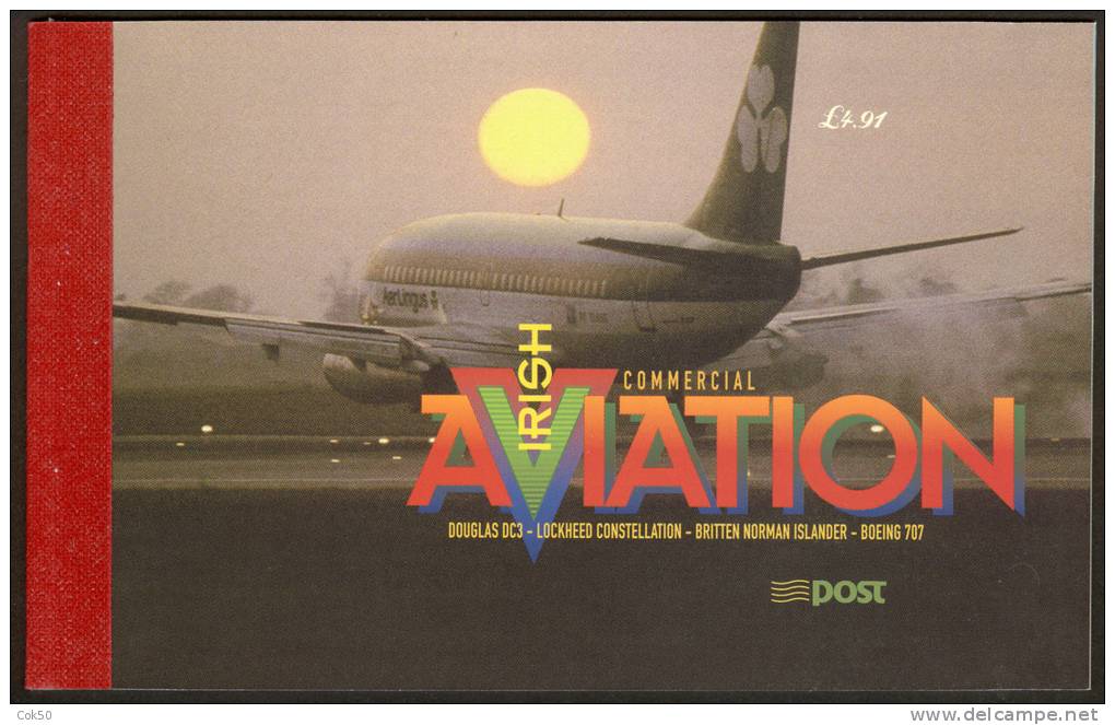 IRELAND «Aviation» Booklet (1999) - Michel No. 47. Perfect MNH Quality - Booklets