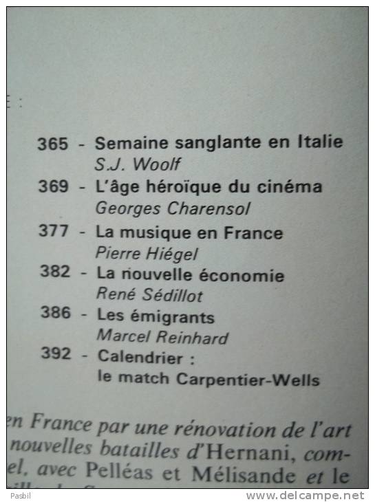 Magazine HISTORIA 20ème Siècle N°110 De 1969 - L'AGE HEROIQUE DU CINEMA - Sommaire Voir Photo - Storia