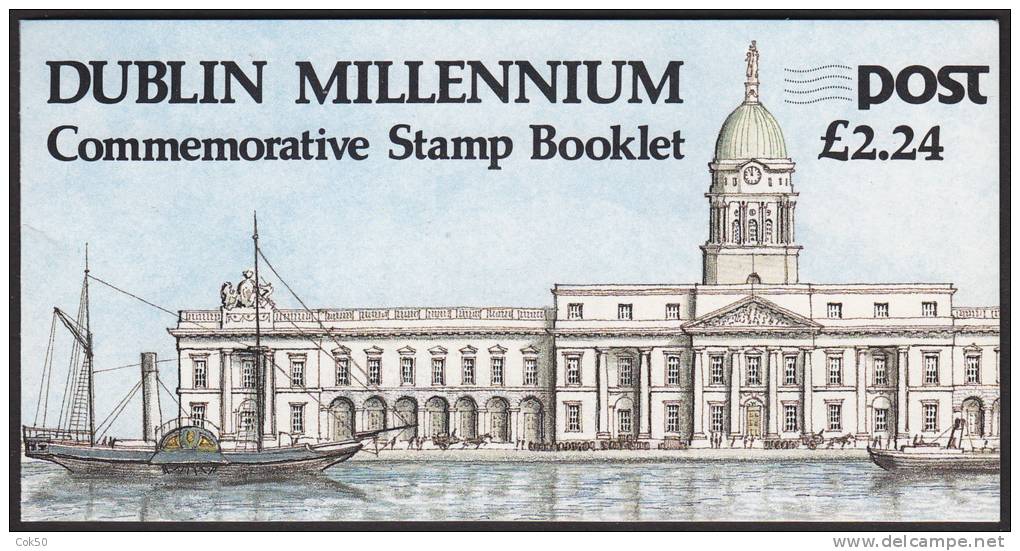 IRELAND «Dublin Millennium» Booklet (1988) - Michel No.642. Perfect MNH Quality - Carnets