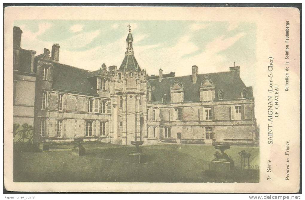 FRANCE SAINT AIGNAN LE CHATEAU - POSTCARD COLLECTION DE LA SOLUTION PAUTAUBERGE - Auxi Le Chateau