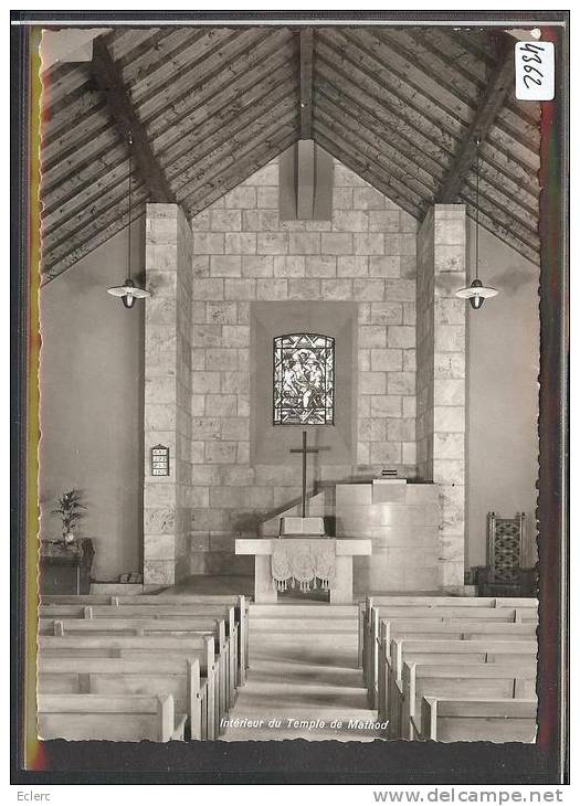 FORMAT 10x15 Cm - DISTRICT D´YVERDON /// INTERIEUR DE L'EGLISE DE MATHOD - TB - Mathod