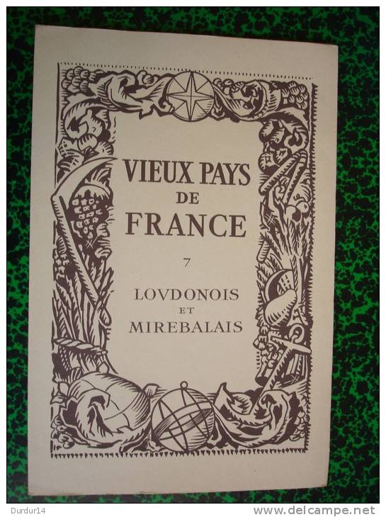 VIEUX PAYS DE FRANCE -  LOUDONOIS-MIREBALAIS  ( Vienne   - Région Poitou-Charentes...) - Topographical Maps