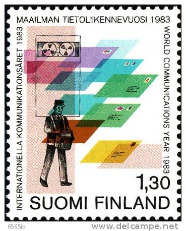 Finland 1983  Telecommunicationyear MNH MI 924 - Unused Stamps