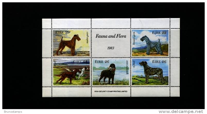 IRELAND/EIRE - 1983  DOGS   MS  MINT NH - Blocchi & Foglietti