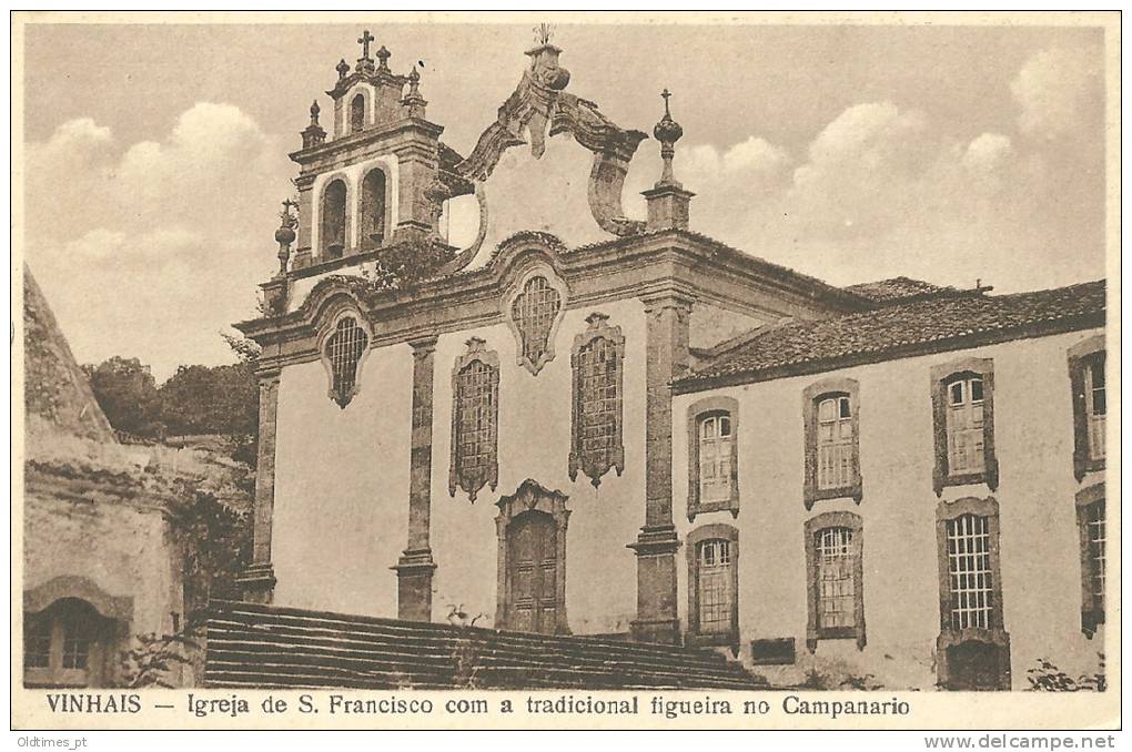 PORTUGAL - VINHAIS - IGREJA DE S. FRANCISCO - 1930 PC - Bragança