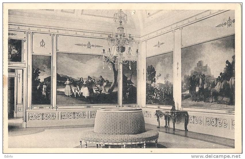 MADRID Musée Du Prado Sala De GOYA  Unused   (2 Trous D'épigles ) - Madrid