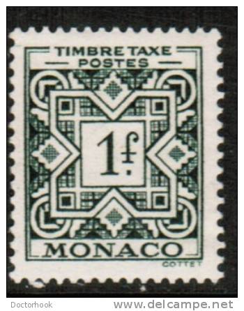 MONACO   Scott #  J 31*  VF MINT LH - Postage Due