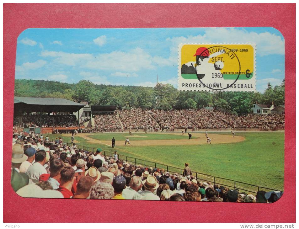 Baseball  Doubleday Field Cooperstown NY Annual Baseball Hall Of Fame Game 1969 Cancel--- Ref 634 - Baseball