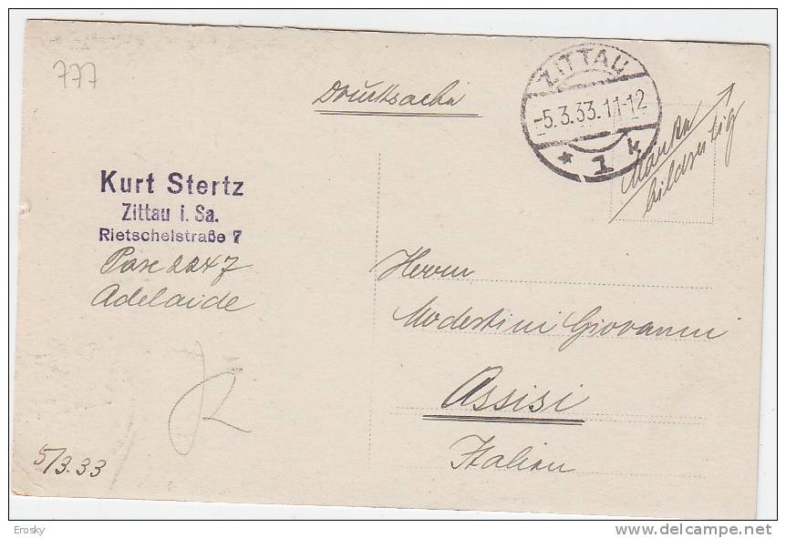 PGL AT401 - DEUTSCHLAND ZITTAU NEUSTADT 1930 - Zittau