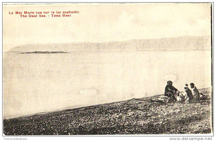 La Mer Morte Vue Sur Le Lac Asphaltic - The Dead Sea - Totes Meer - Jordanie