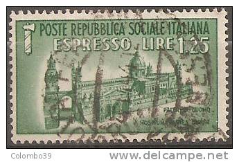 Italia  Repubblica Sociale 1944 Usato - Ss. Espresso 23 - Posta Espresso