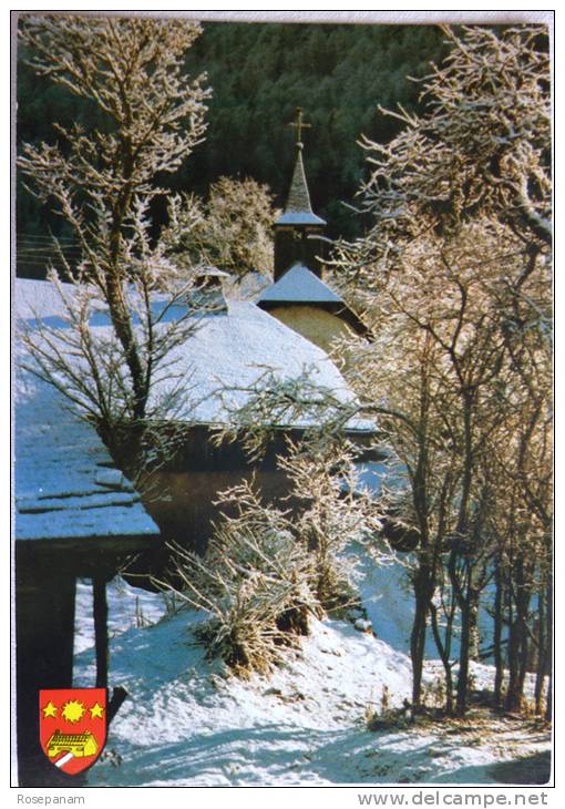 MONTRIOND CHAPELLE SOUS LA NEIGE UN COIN DE CHEZ NOUS - EDITION LA CAPITALE - CPSM VOYAGEE 1987 - Thonon-les-Bains