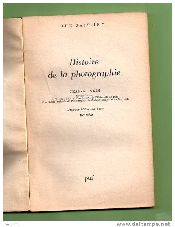 Histoire De La Photographie - Other & Unclassified