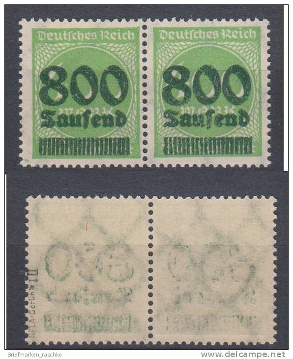 D.R.Nr.306 III,postfrisch,gep., - Ungebraucht