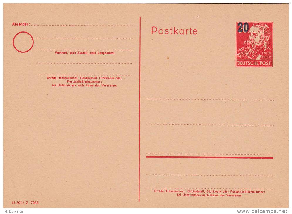 DDR - GSK - Postcards - Mint