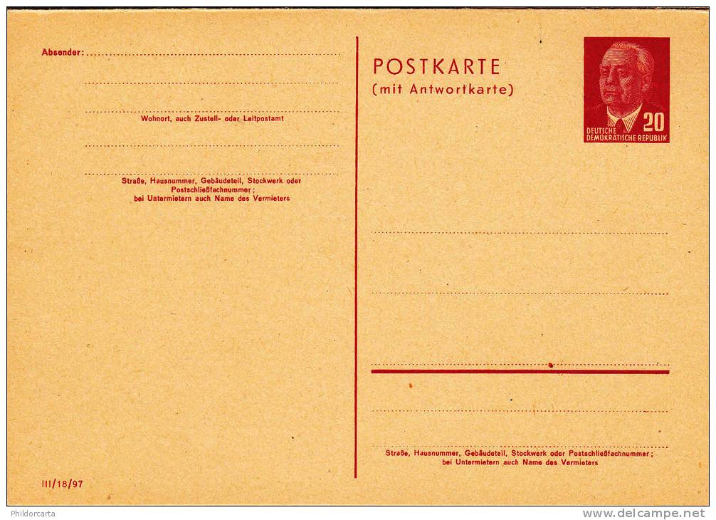 DDR - GSK - Cartes Postales - Neuves