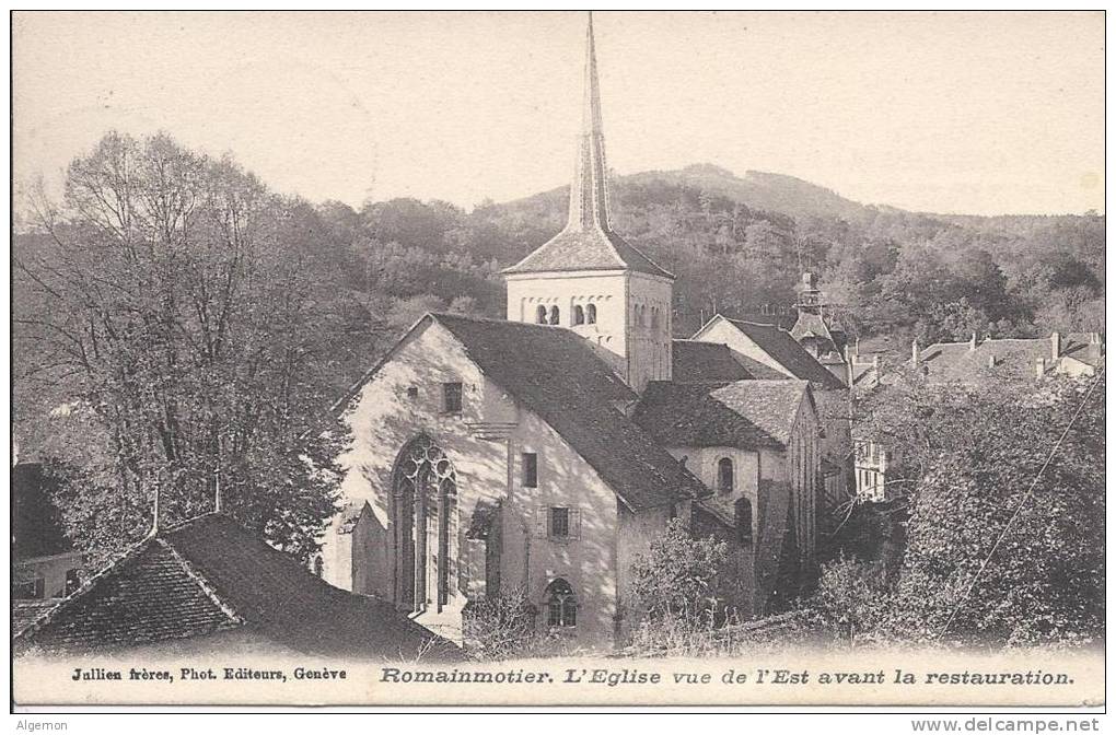 4579 - Romainmôtier L'Eglise Vue De L'Est Avant La Restauration - Romainmôtier-Envy