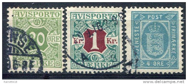 Danemark           Taxes Et Journaux    Divers Oblitérés - Postage Due