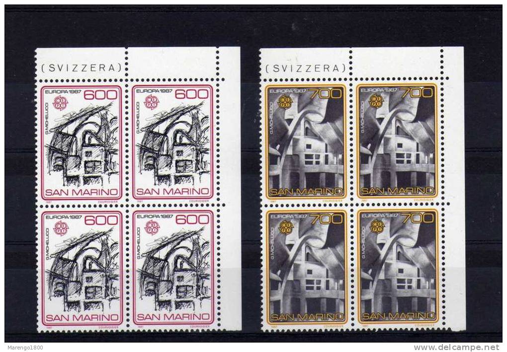 San Marino 1987 - Europa Quartina   (g3404) - Gebraucht