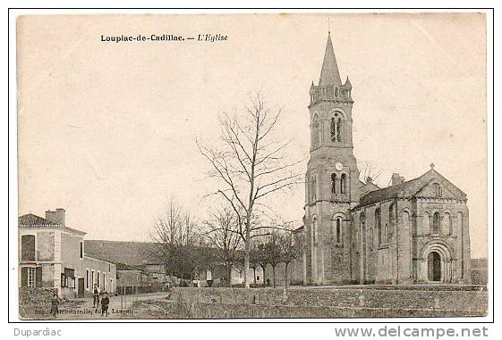 33 - Gironde / LOUPIAC De CADILLAC -- L' Eglise. - Autres & Non Classés