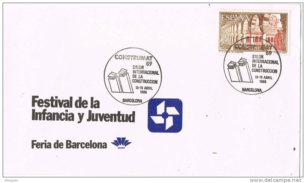 Carta Barcelona 1989. Salon Internacional Construccion, Construmat - Cartas & Documentos