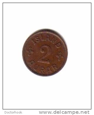 ICELAND   2  AURAR  1931  (KM # 6.1) - Iceland